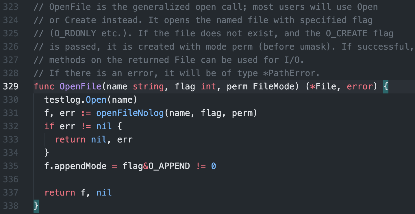 os.OpenFile