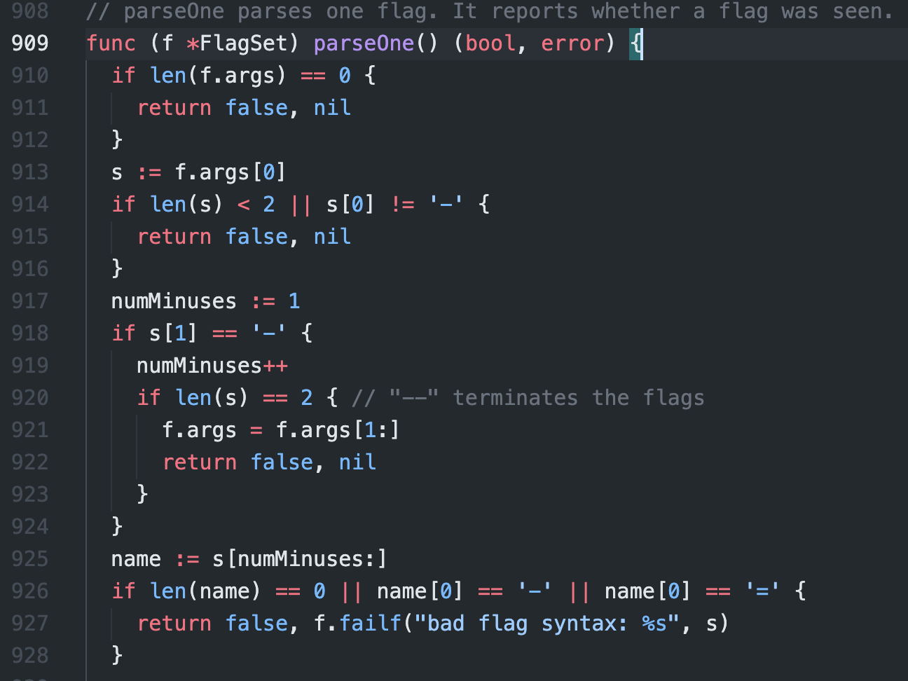 FlagSet.parseOne